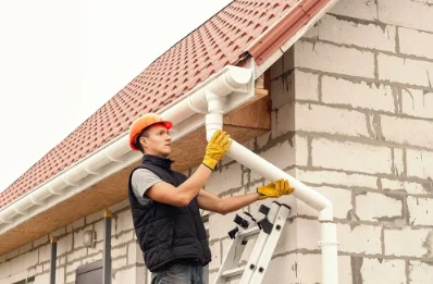 Pose et remplacement de gouttières à Castetpugon